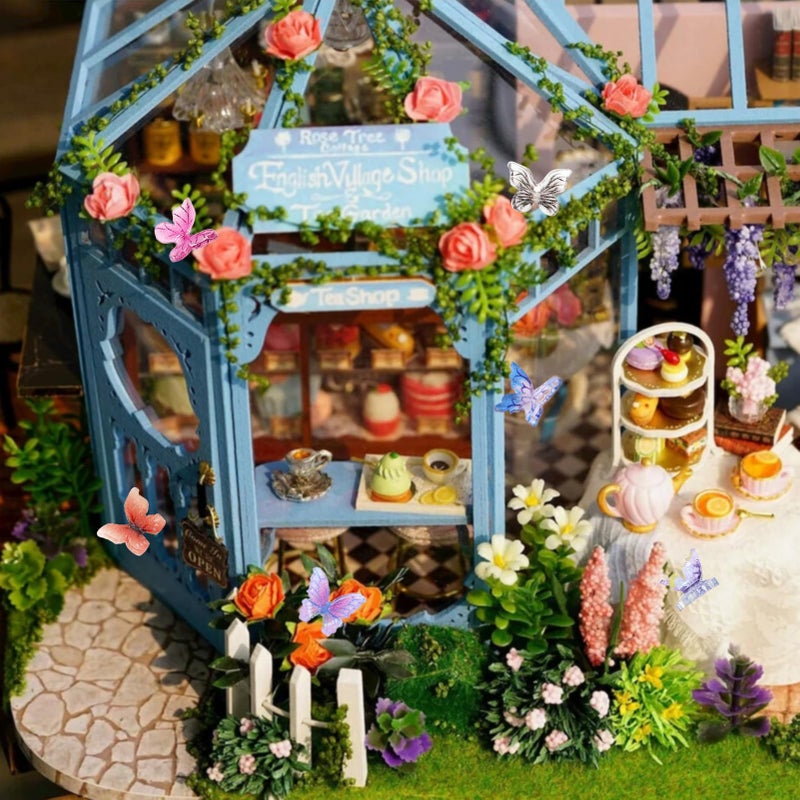 QUPIVA 60Pcs Mini Resin Butterflies  Miniature Dollhouse Accessories Tiny Butterflies for Crafts  Mini Resin Animals Figurines for DIY Fairy Garden Dollhouse Micro Landscaping Decoration - Image 4